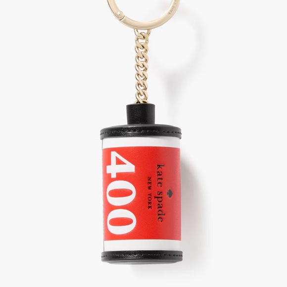 Kate Spade Novelty Picture This 3D Film Roll 🎞️ Key Fob Bag Charm - Picture 1 of 6